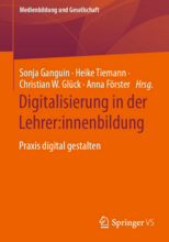 Buchcover des Sammelbandes „Digitalisierung in der Lehrer:innenbildung. Praxis digital gestalten“