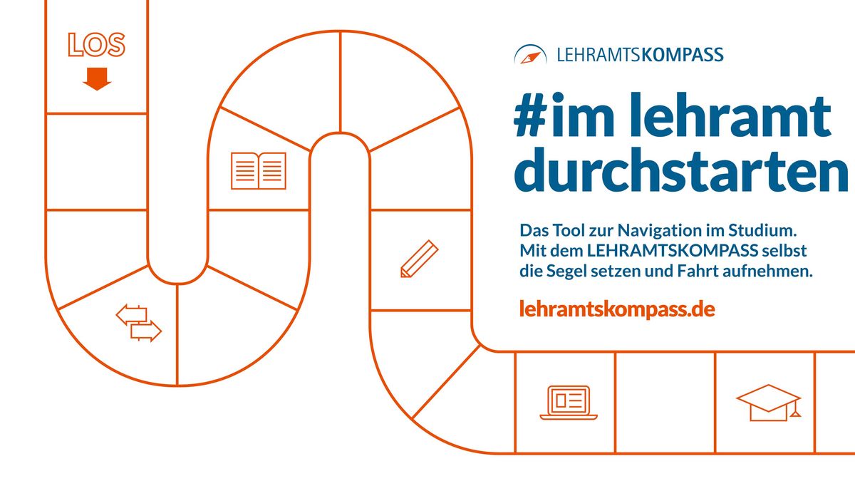 zur Vergrößerungsansicht des Bildes: Flyer Lehramtskompass